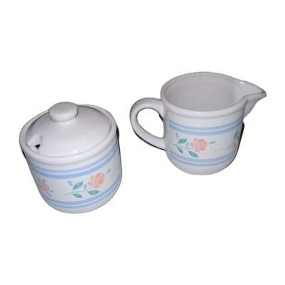 Bellarosa W.B.I. Stoneware Mugs Sugar Creamer Cottagecore Complete Your Set